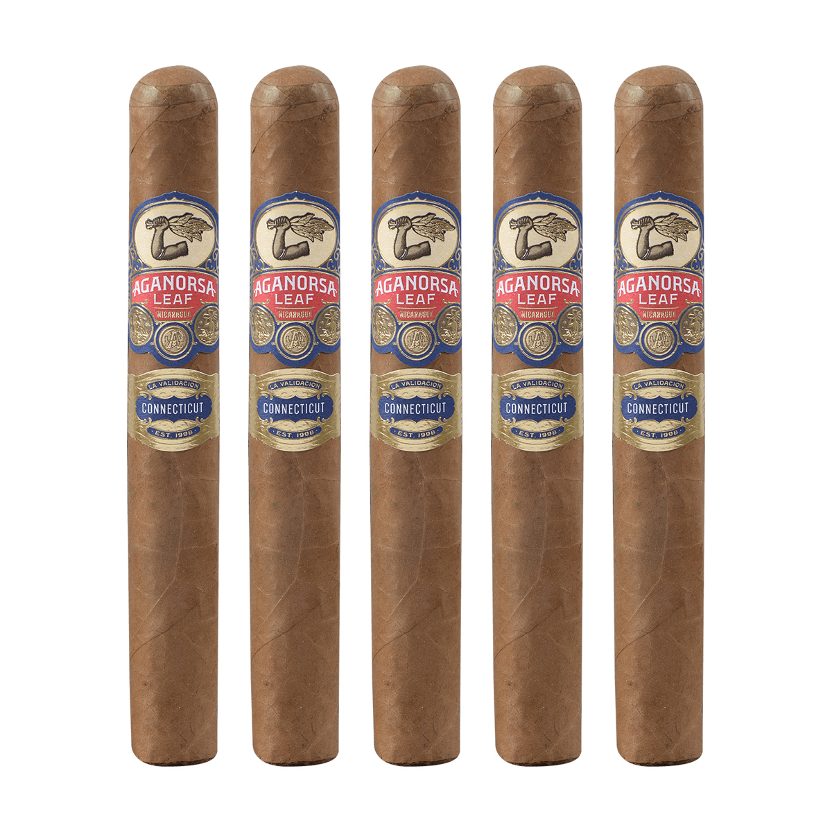 Aganorsa Leaf La Validacion Connecticut Toro Cigar - 5 Pack